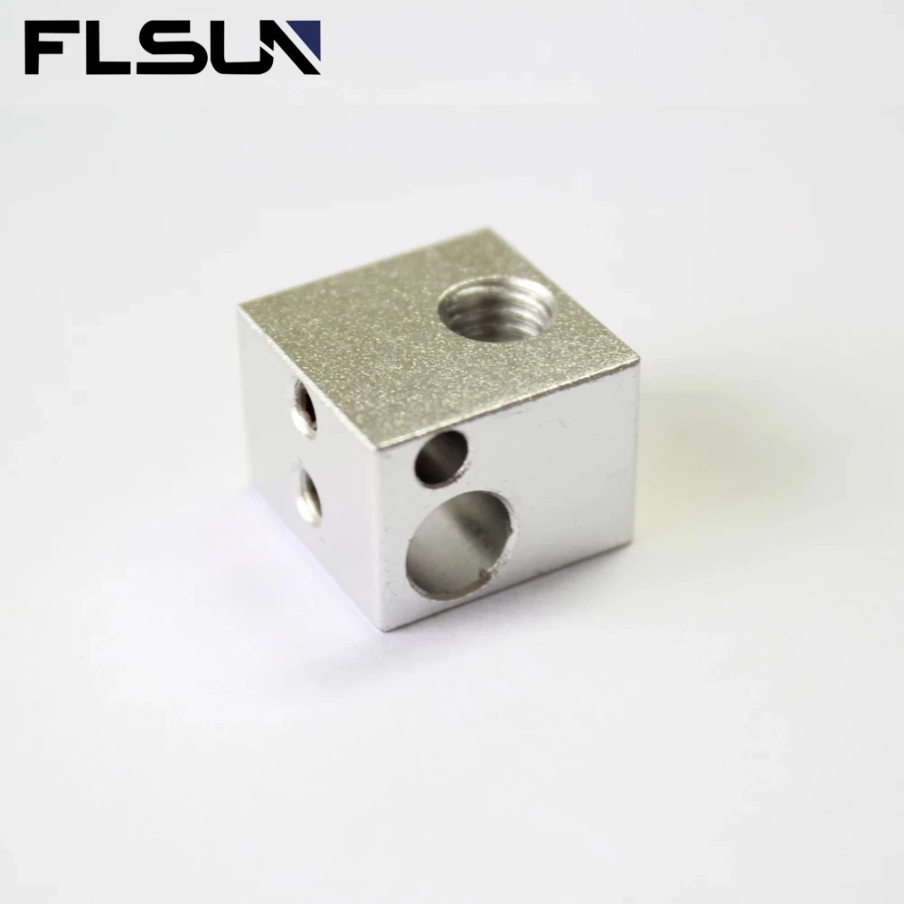 Imagem -04 - Flsun Qq-s Pro Bloco Aquecedor de Alumínio Alta Temperatura para Extrusora Hotend Kits Peças de Calor Originais Delta q5 Pcs por Pacote