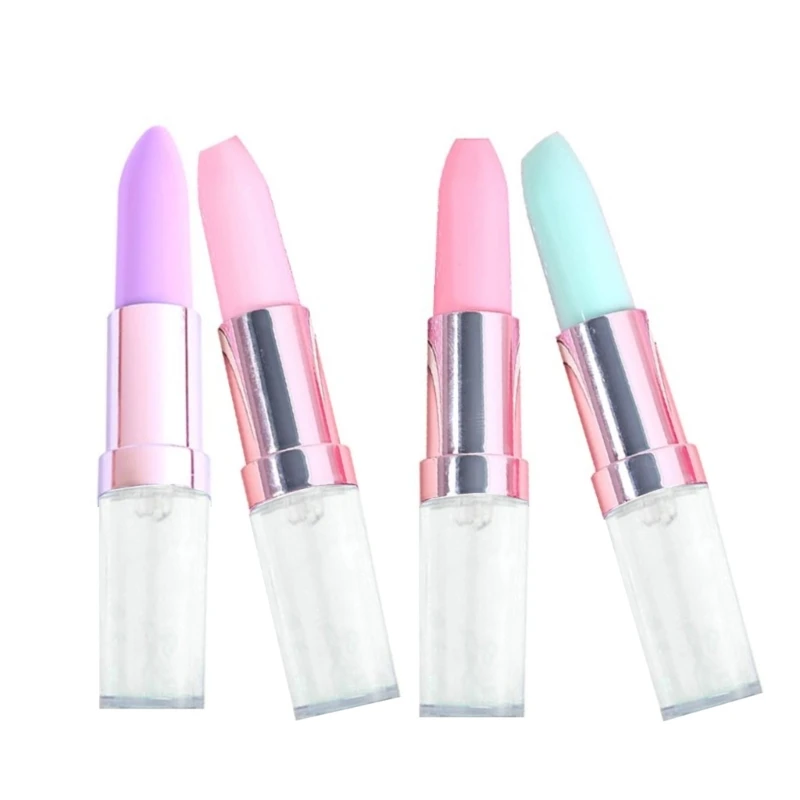 4 個の口紅型ゲルペン液体サンドペンポケットサイズゲルペン女の子子供用