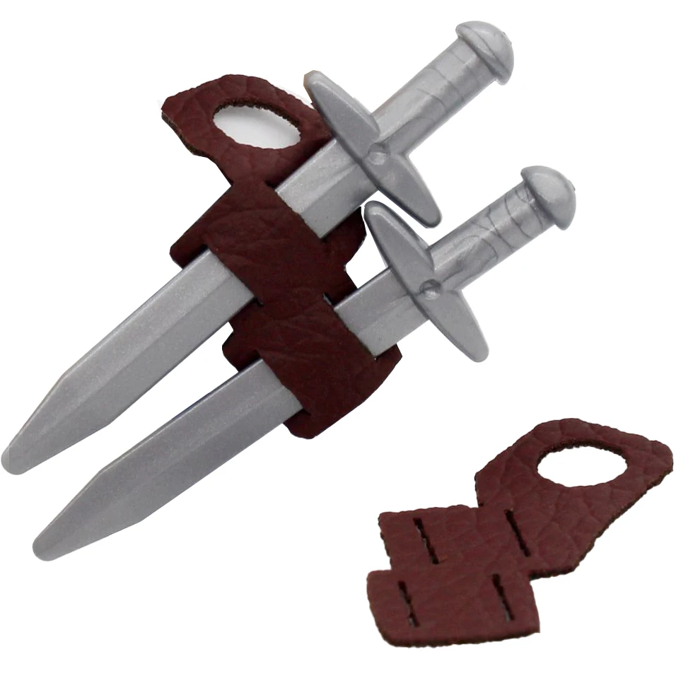 Medieval Military Weapons Building Blocks  Sword Warrior Figures Accessories Armors Knives Bow Arrow Bricks Toys Boys Gift