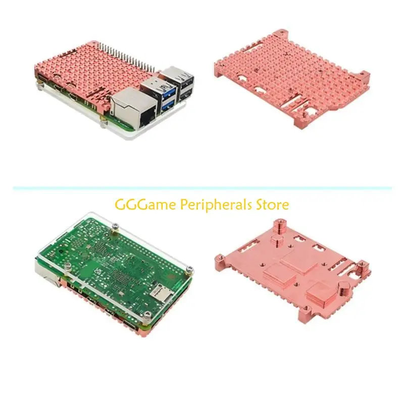 

U55B Copper Video Chipset Heatsinks Radiators Cooling Finss w/ Thermal Tape for GPU