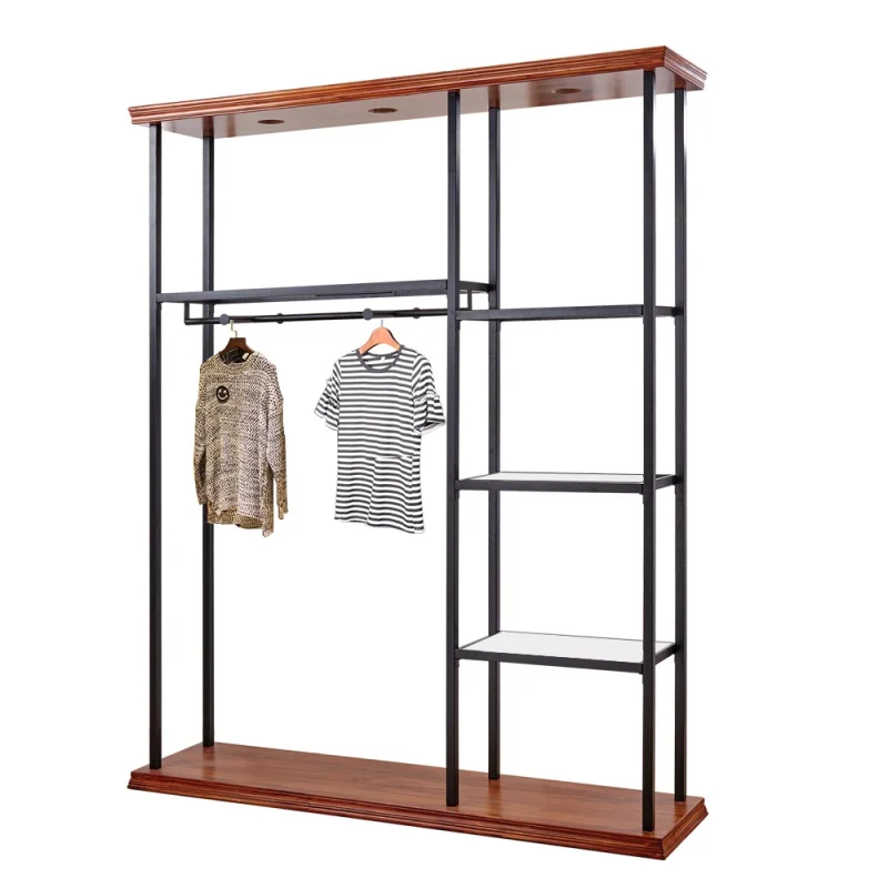 

Custom, Online Boutique Shopping Fitting Wall Clothing Display Shelves Retail Store Furniture