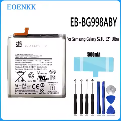 EB-BG998ABY Battery For Samsung Galaxy S21U S21 Ultra high capacity Capacity Replacement Repair Part Phone Batteries Bateria