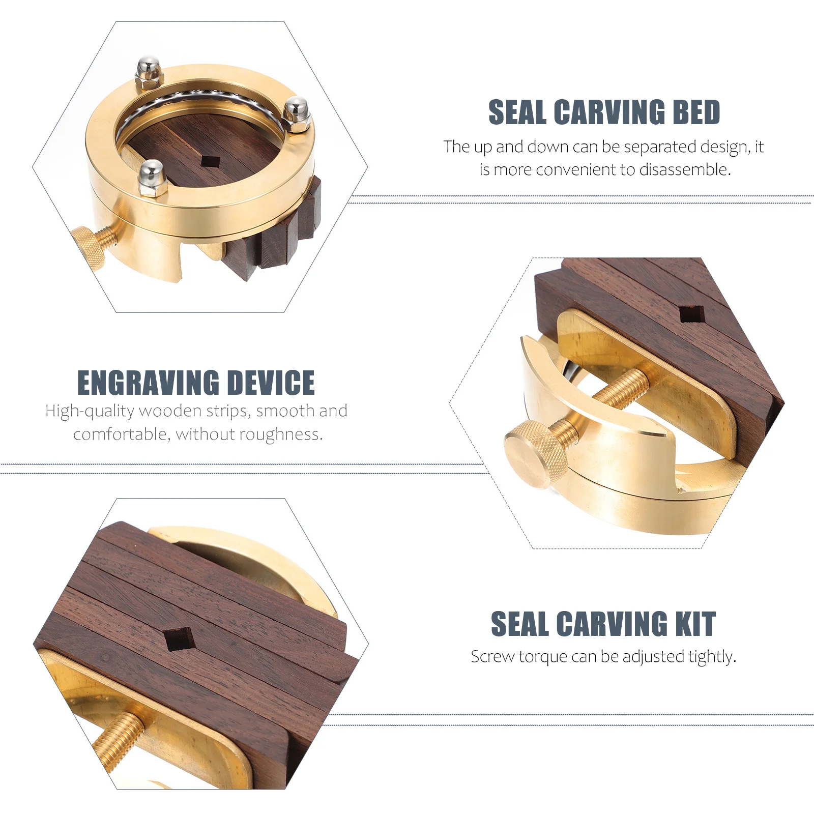 

Набор для резьбы по камню: прочная латунная фиксирующая система для гравировки, для начинающих и профессионалов