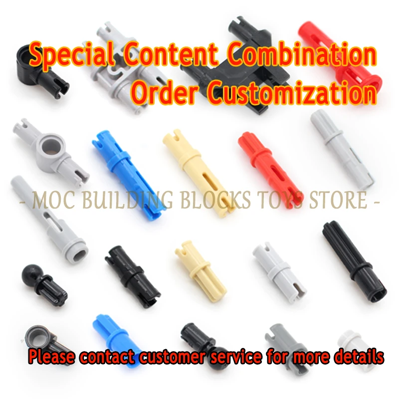 Special Order Customization High-Tech Building Blocks Brick Parts Pin Beam Liftarm Axle Connector Panel Gear Technology Set Toys