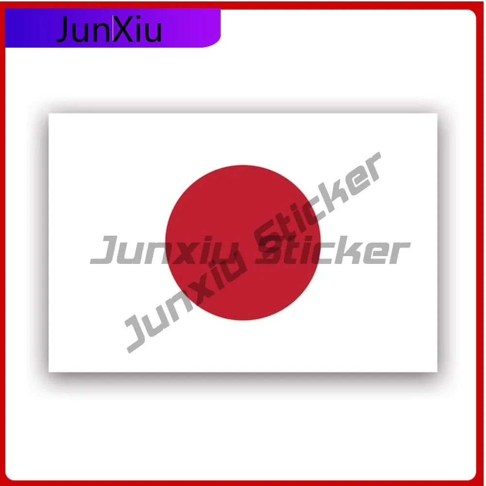 Anime Amazing Japanese Flag Sticker Decal American Made Uv Protected Rising Sun Nippon Jp Decal Waterproof Uv Resistant