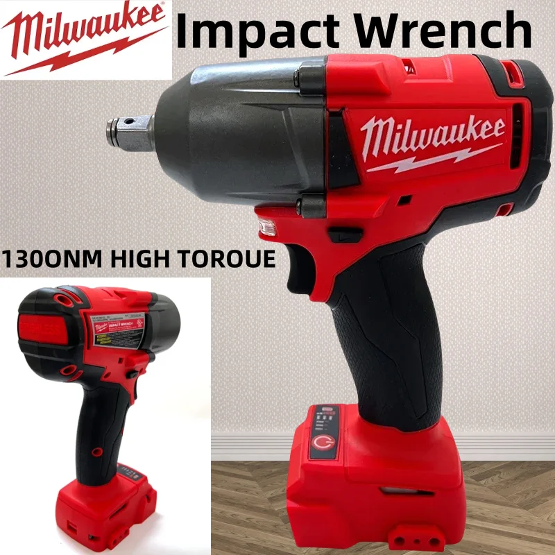 

100% NEW Original Milwaukee M18 Compact Impact Wrench 1600 Nm Torque Vehicle Maintenance and Heavy Machinery Create Strong Power