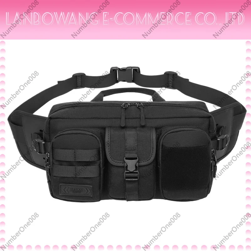Large Capacity Waterproof Chest Bag Men Outdoor Utility Waist Pack Molle EDC Shoulder Sling Crossbody