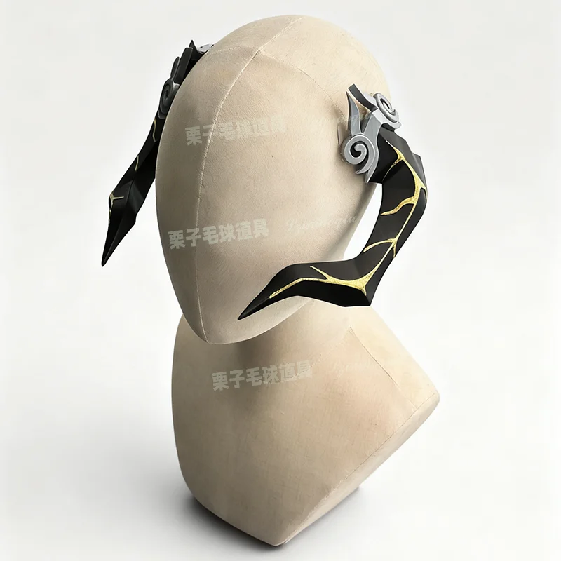 Juego Honkai Star Rail The Dahlia Cosplay Prop peluca Constance Cosplay Prop sombreros cuerno angular para fiesta de Halloween adultos mujeres hombres