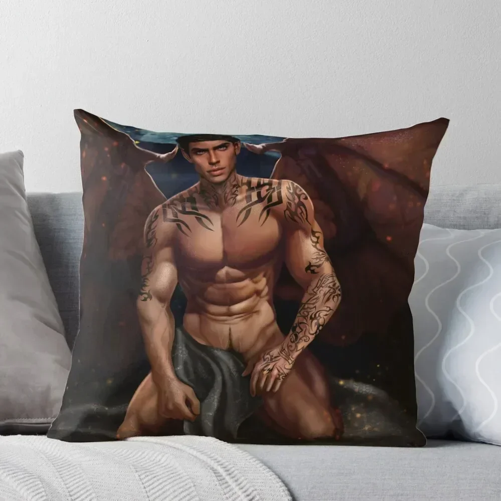 

Rhysand from A Court Of Thorns And Roses II Throw Pillow Pillow Case Cushions Cover Cushions For Sofa pillow