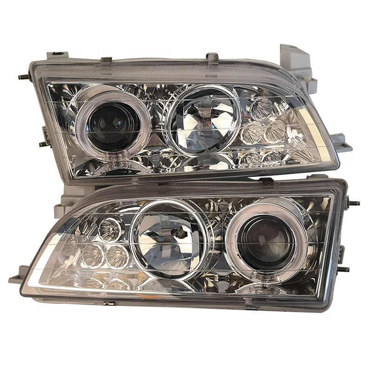 Hot Sale Auto Modified Angel Eyes Daytime Running Lights LED Headlamp Car Headlight For TOYOTA COROLLA AE100 AE101 1993 - 1997