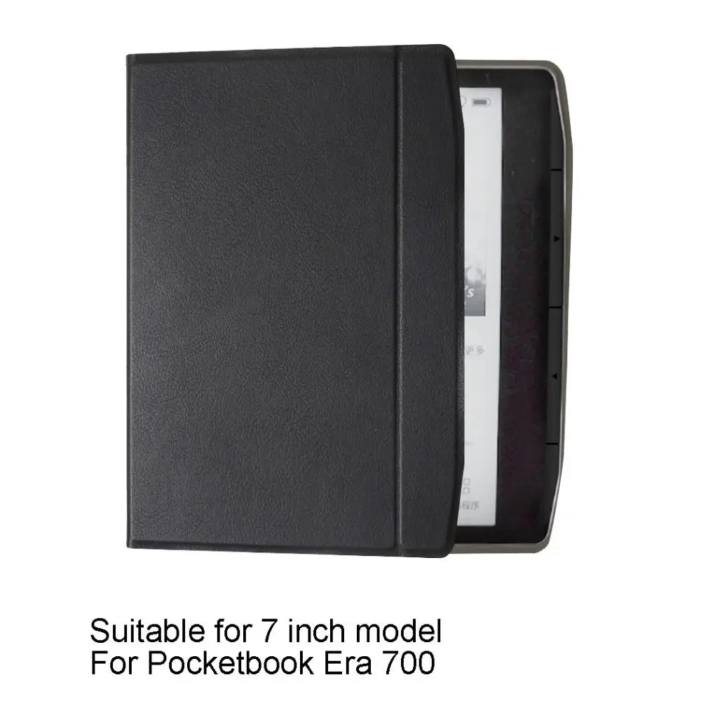 Auto Sleep/Wake 7 Inch Magnetic Protective Case Wear-resistant Leather E-Reader Case Shockproof Anti-fall for Pocketbook Era 700