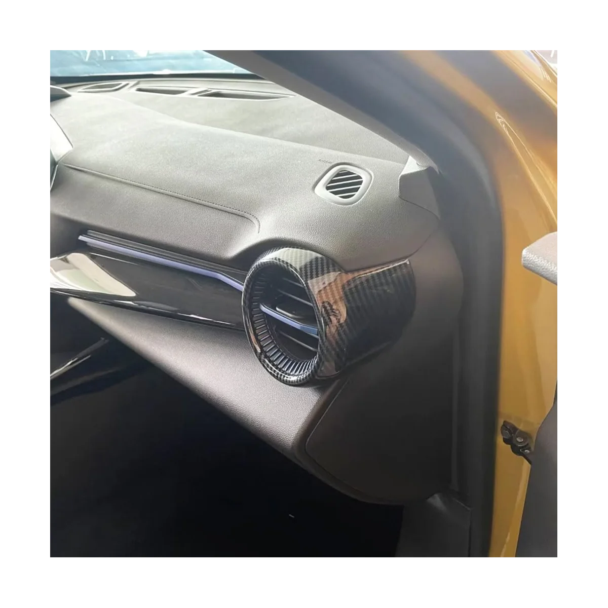 Firmly Car Side Air Outlet Vent Cover Trim for Chevrolet Trax Seeker 2023 2024 Accessories (ABS Carbon Fiber) - Image 4