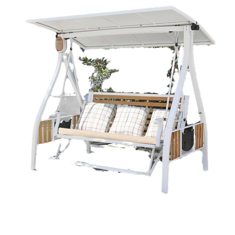 

Double Outdoor Swing Sofa Rocking Chair Hanging Basket Hanging Chair Adult Outdoor Balcony Triple Aluminum Alloy Outdoor Leisure