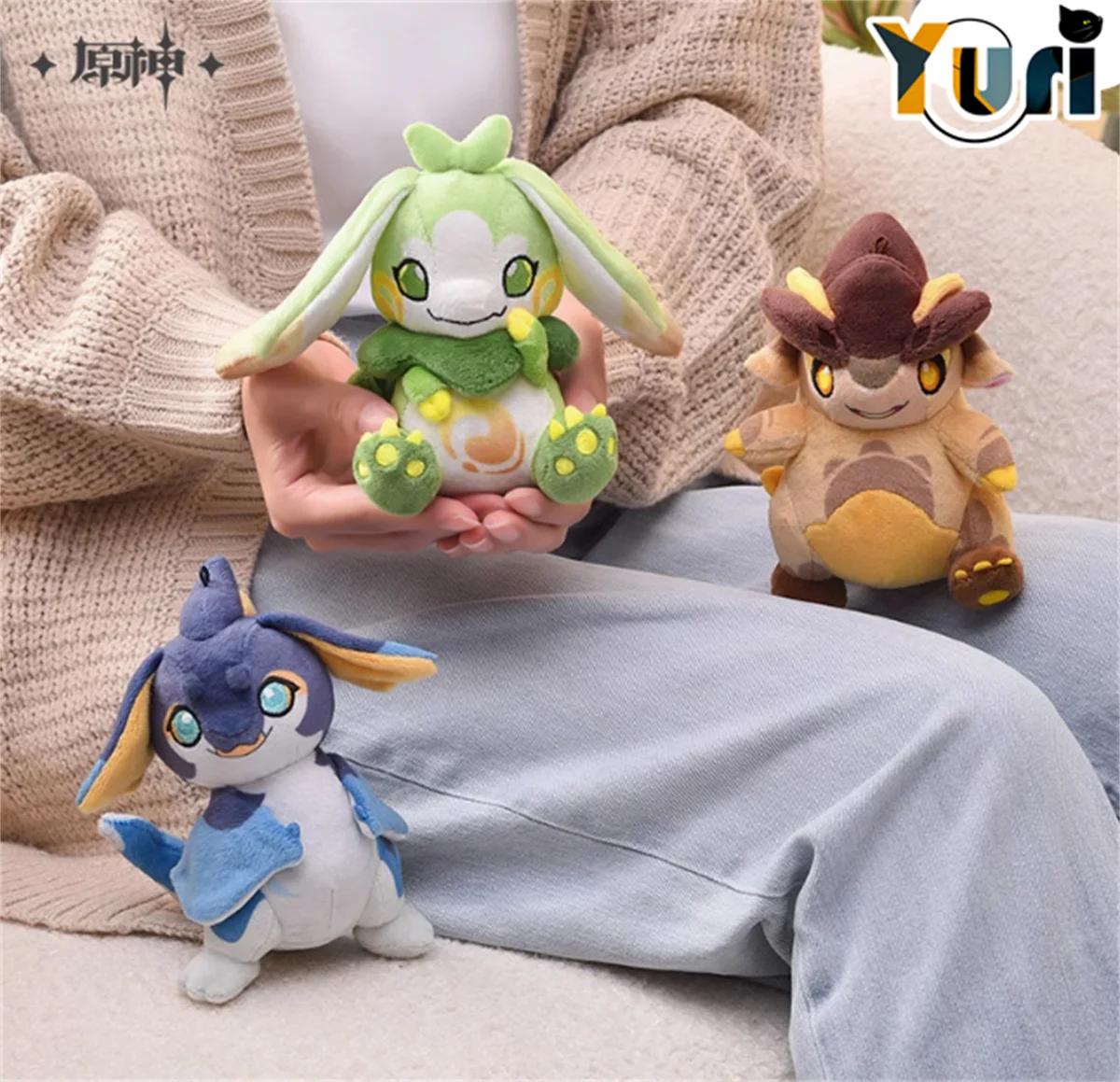 Yuri Game Genshin Impact Tepetlisauri Koholasaurus Yumkasaur Young Dragon Plush Doll Stuffed Doll Official Toy Cosplay