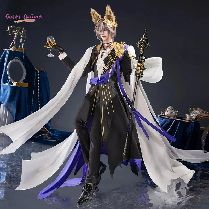 Game Arknights Tragodia Cosplay Costume Uniform Halloween Carnival Party Christmas Play Role Clothes Clothing