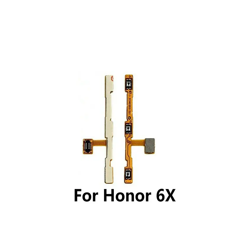 2Pcs New Power on/off & volume up/down buttons flex cable Replacement for Huawei Honor Play 8A 7A 7C 7X 7S 6A 6C 6X 5C Pro