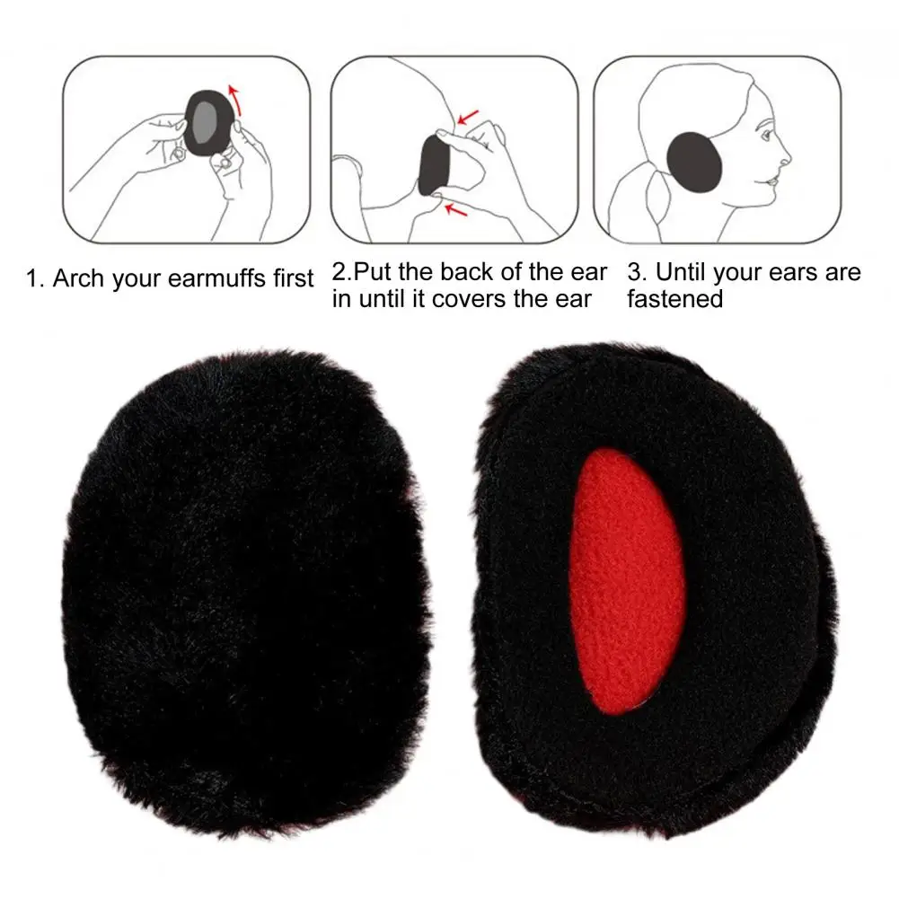 Winter Earmuffs Cyclist Earmuffs Windproof Fleece Earmuffs for Outdoor Activities Noise Reduction Ear for Men for Cycling