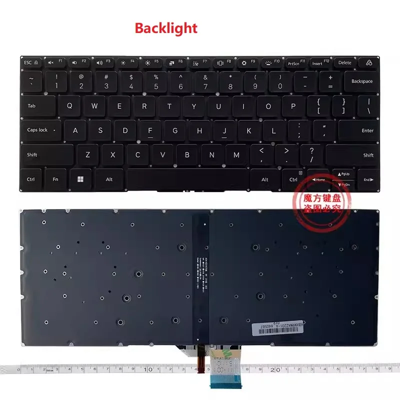 Imagem -02 - Teclado dos Eua para Xiaomi Redmibook Pro Retroiluminação para Notebook Rma2203 2201 2202 2204 2208 2207 Novo