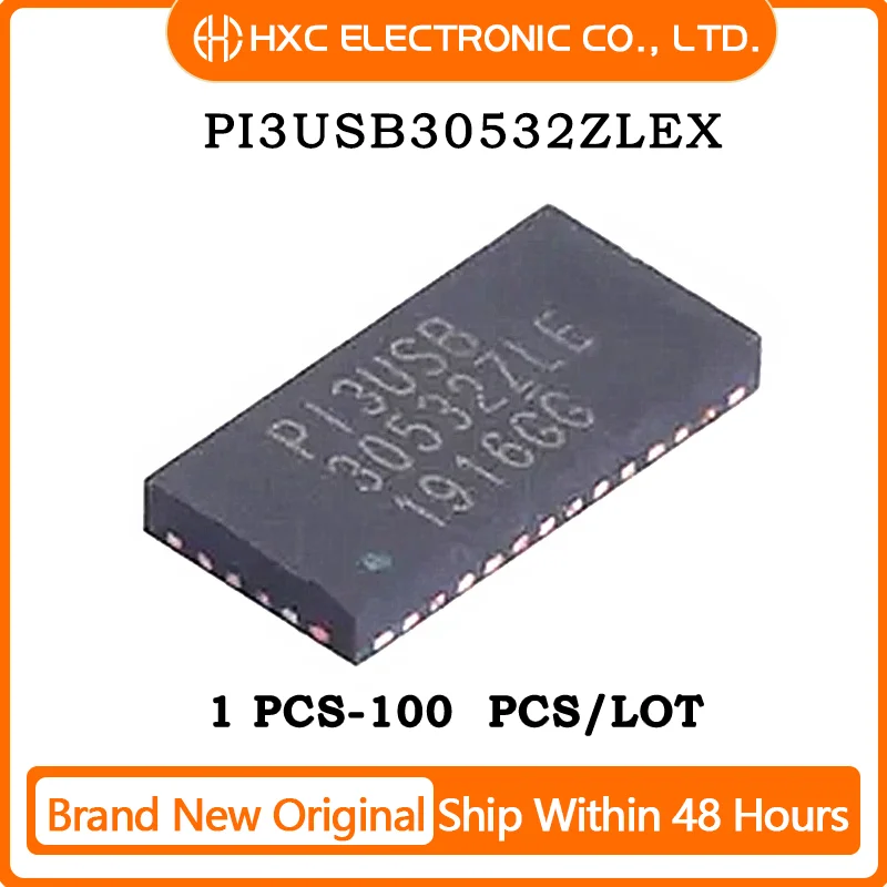 100% New P13USB30532ZLE PI3USB30532ZLEX QFN-40