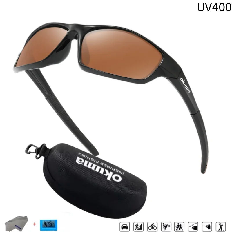 Okuma new fashion outdoor polarized glasses UV400 for cycling fishing driving camping and other sports unisex