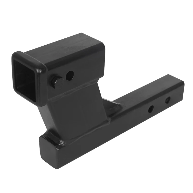 Heavy duty steel extend trailer square mouth extend trailer hitch parts off-road pintle tow hook of 2inch receiver