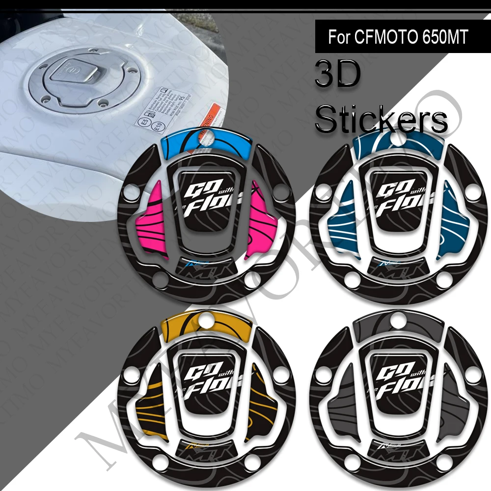For CFMOTO 650MT Motorcycle Touring Bike Adventure Tank Pad Side Grips Gas Fuel Oil Knee Protector Stickers Decals