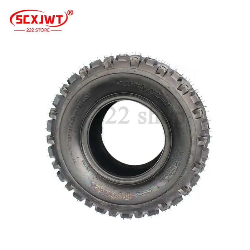 16x8.00-7 Vacuum Tyre ATV Tire Fit for ATV 50CC,90CC,70CC,110CC,125CC Outer Tyre