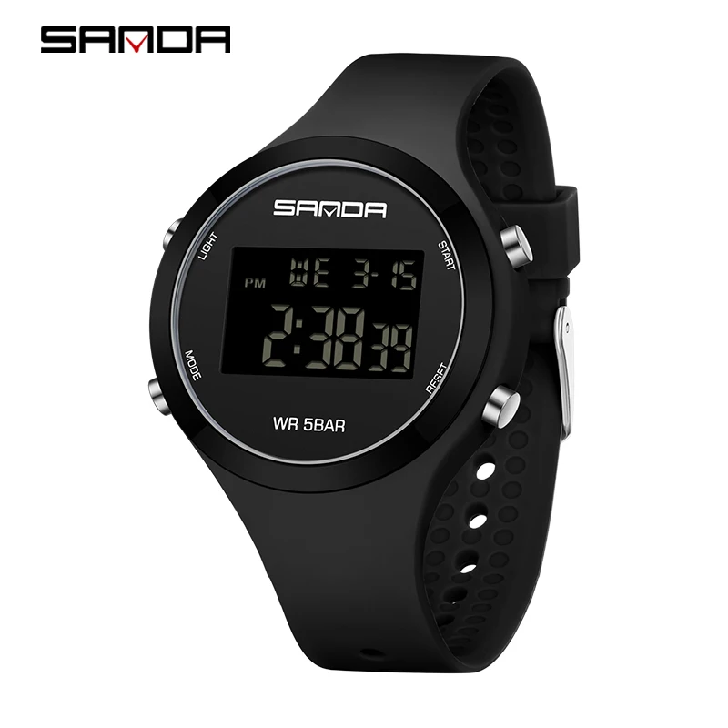 SANDA Meisjes Digitaal Horloge Vrouwen Sporthorloge Voor Vrouwen Wekker Horloge Dames Waterdichte Elektronische Horloges Kinderen Gift