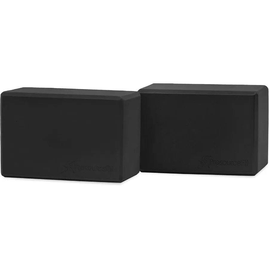Non-Slip Yoga Bricks for Stability & Balance | High Density EVA Blocks for Home Gym, Yoga Practice & Workout Sessions