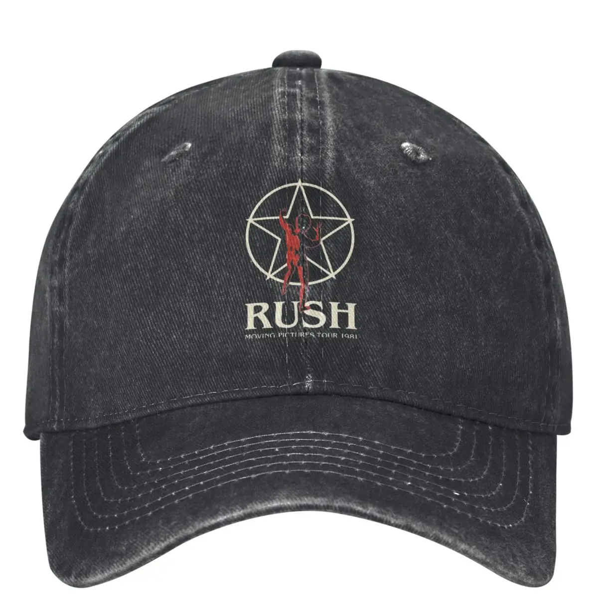 Rush Rock Band Moving Pictures 1981 Tour Baseball Cap Kpop Rock Dropshipping Trucker Hat Men Streetwear Sun Visors Baseball Caps