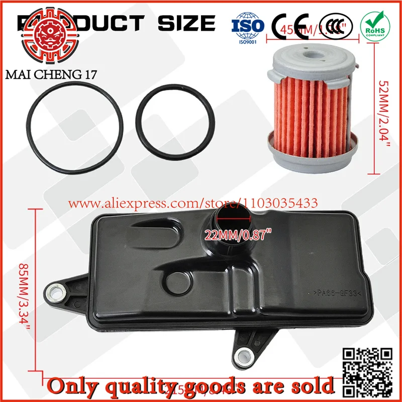 

25420-5T0-003 254205T0003 ATP B-523 B523 For 2014-19 HONDA CIVIC HR-V FIT 2.0L 1.5L 1.8L CVT TRANSMISSION FILTER COOLER