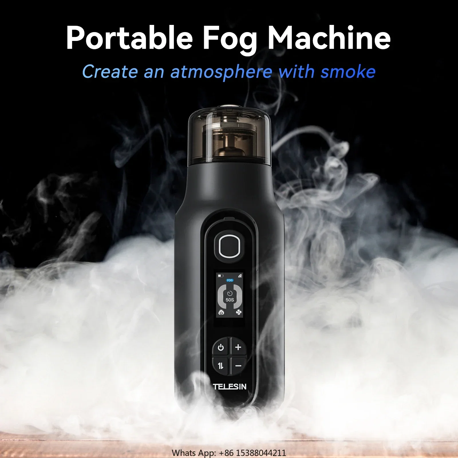 40W Smoke Machine Photography Smoke Effect Portable Smoke Maker With Remote Control Fogger Machine For Video Shoot Party