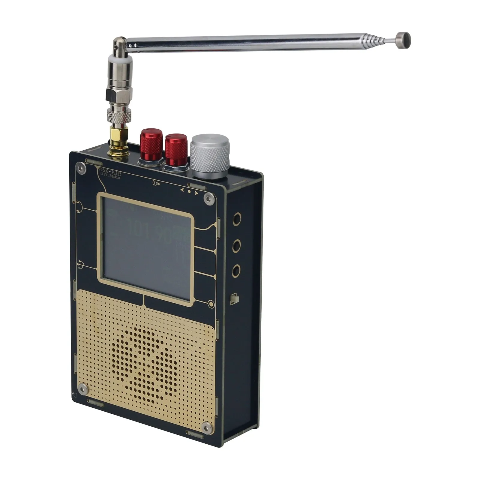 HamGeek TEF6686 Full Band Aviation Band Radio Receiver Built-in RTC Support LM/WM/AM/DXFM/AIR