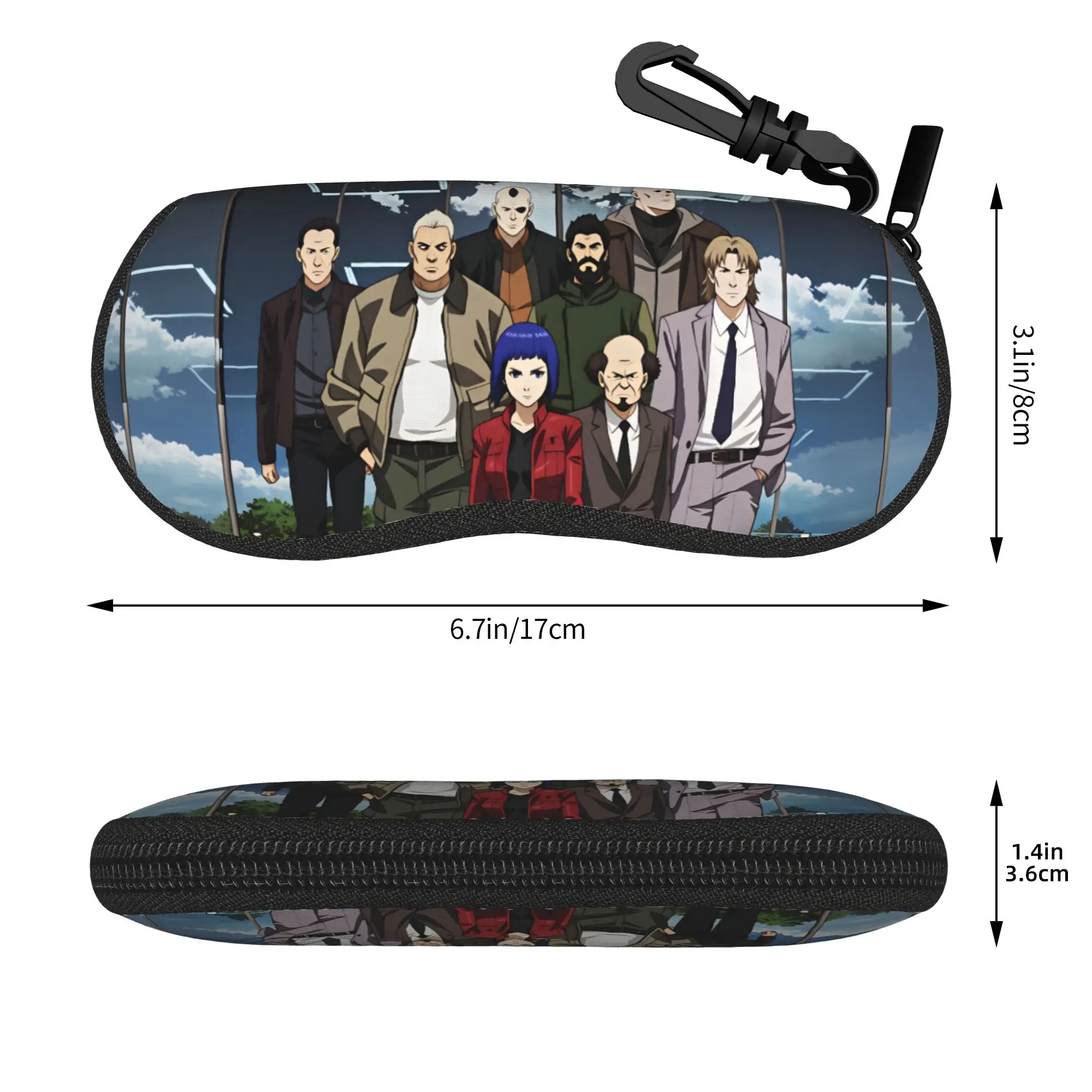 Motoko Kusanagi Ghost In The Shell  Shell Eyeglasses Case Men Women Cute Daisuke Aramaki  Glasses Case Sunglasses Box Pouch - view 4