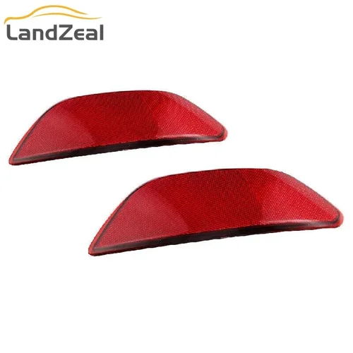 Imagen 2 del producto Reflector de lámpara de parachoques trasero rojo para Porsche Cayenne 95863110500, 95863110600, 2011, 2012, solo 1 izquierda/solo 1 derecha/1 par