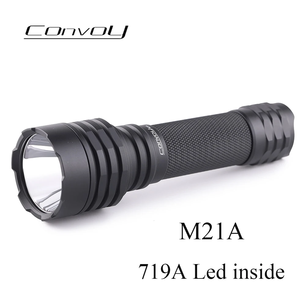 Convoy M21A with 719A Led Flashlight C8+ Plus 21700 Version Flash Light High Powerful Camping Torch