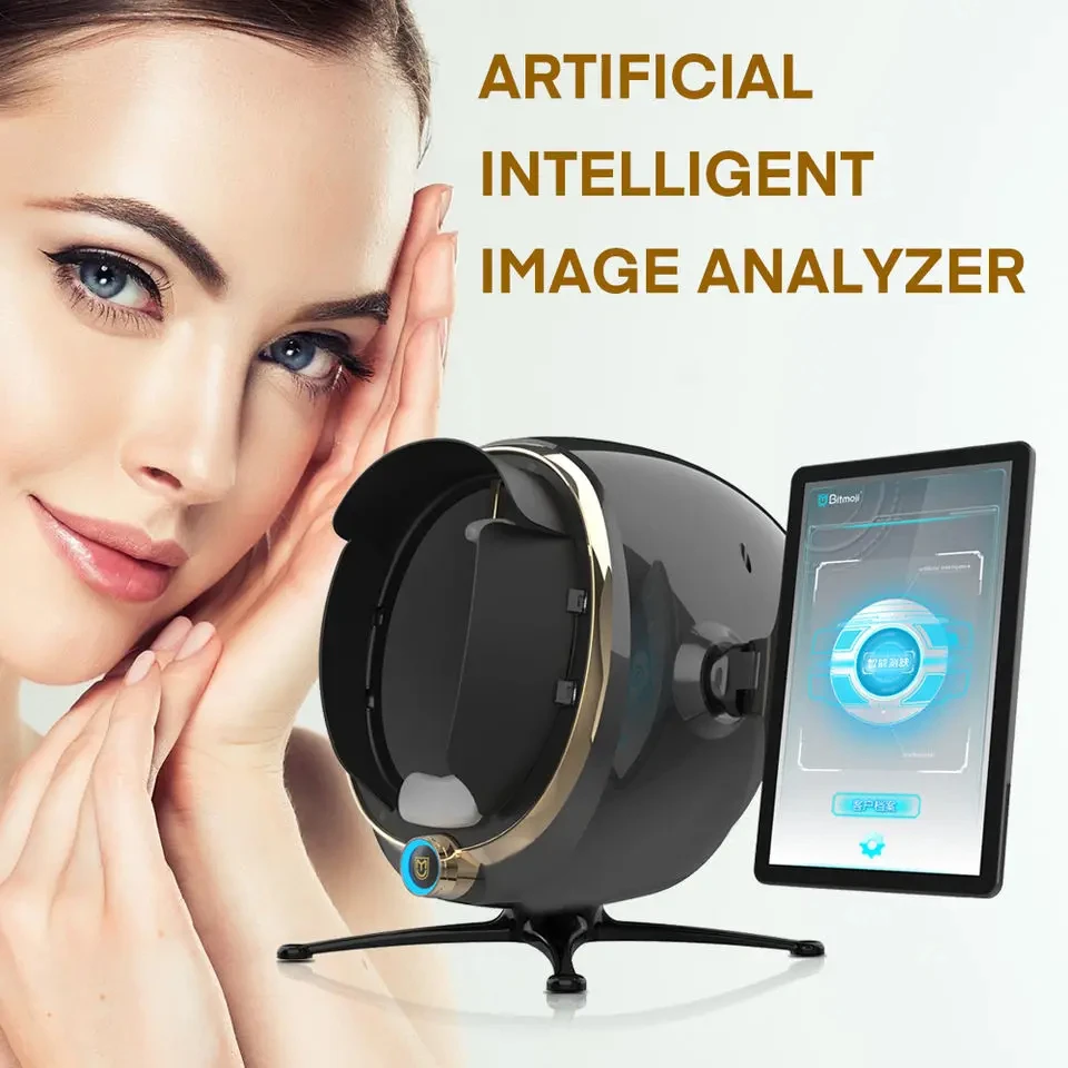 Professional 3D Tech Wood Lamp Magic Mirror Skin Analysis Machine Portable Facial Skin Analyzer 20244