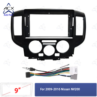 9INCH Car Radio Fascias For 2009-2016 NISSAN NV200 Android GPS MP5 Stereo Player 2 Din Head Unit Panel Dash Frame Installation