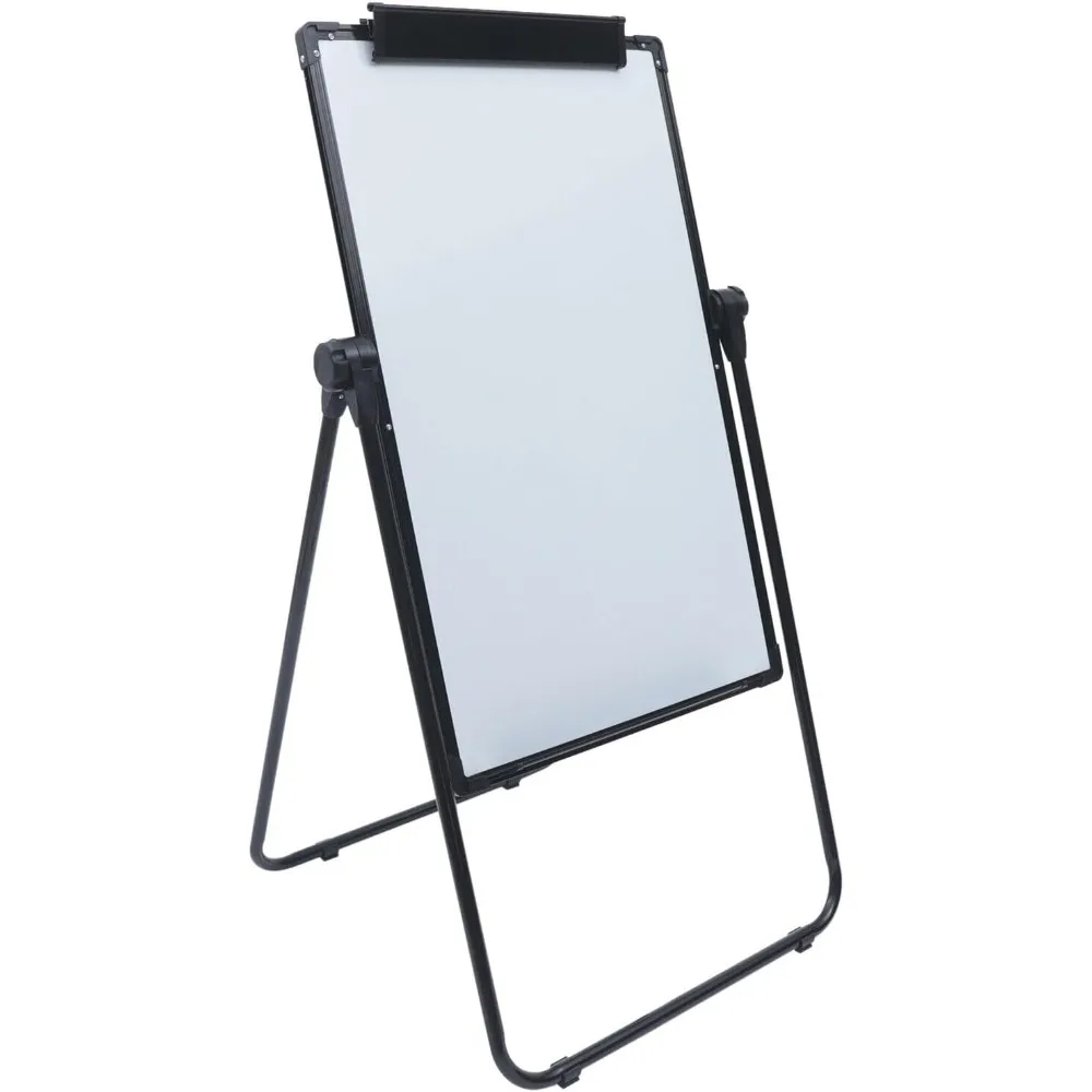 Dry Erase Stand Double Sided Magnetic White Board Portable Height Adjustable Big White Board with Sturdy Aluminum Frame