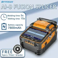 Signal Fire AI-9 Optical Fiber Fusion Splicer 10 Languages Fiber Welding High Precision Fusion Splicing Fiber