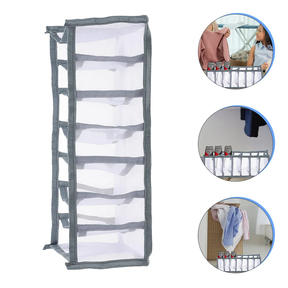 

Jeans Partition Bag Wardrobe Organizer Pant for Closet Net Clothes Storage Clothing Mesh Organizers