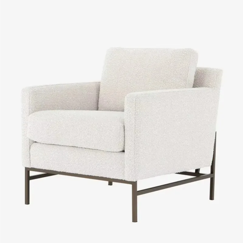 

Современный экологически чистый и прочный диван-кресло из цельного дерева, кресло для отдыха в кафе, кресло для гостиной