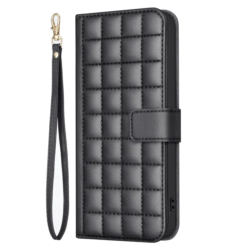 3D Checkered Pattern Wallet Bag Leather Case For Huawei Honor 90 Smart Pro Honor90 Lite 5G 2024 Phone Cases Magnetic Flip Cover