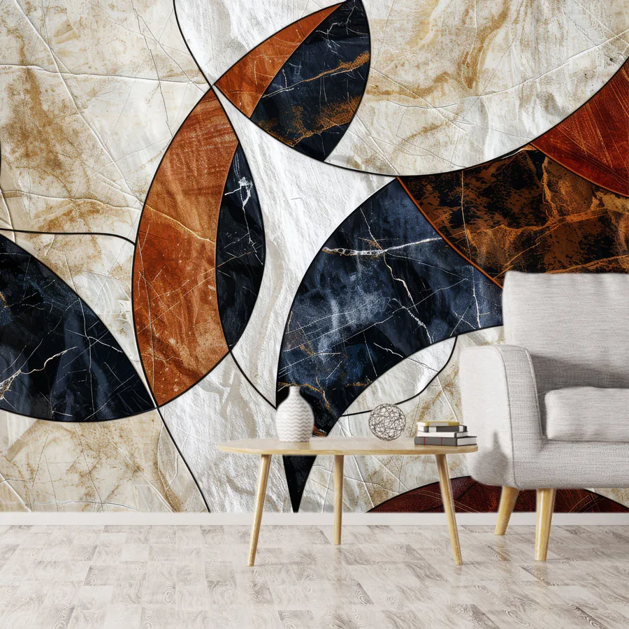 

Easy to Apply Self Adhesive Wallpapers for Living Room Contact Wall Papers Home Decor Mural Geometry Furniture Renovation Mural