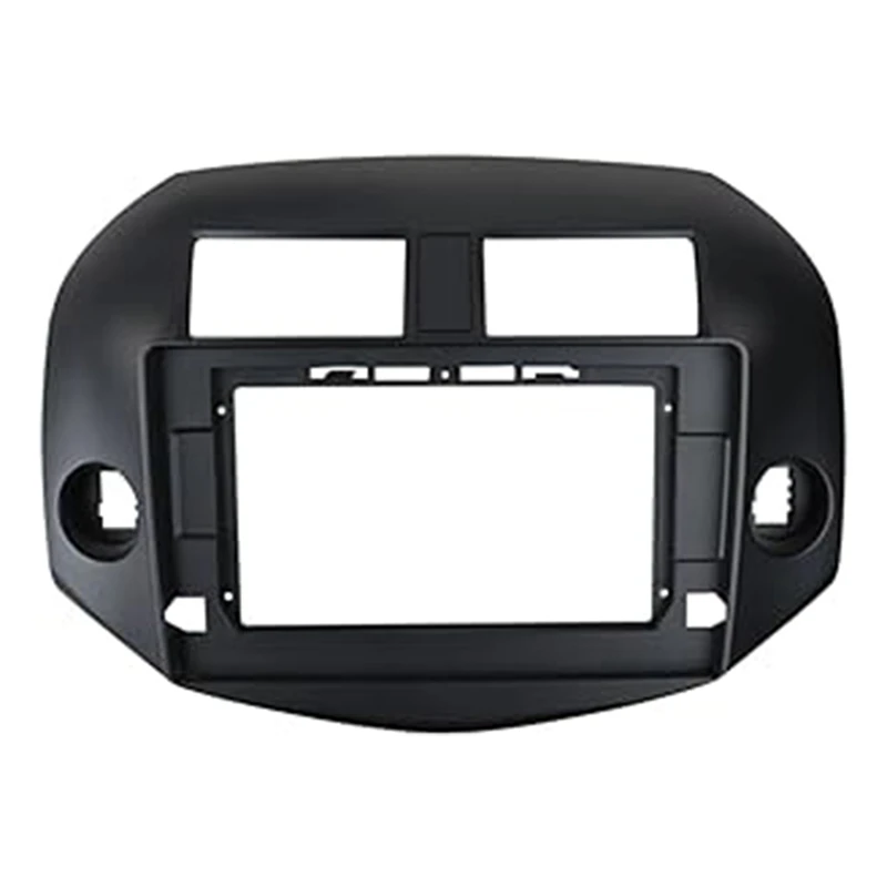 2 Din 10.1 Inch Car Audio Dash Trim Panel For Toyota RAV4 2007-2012 Center Navigation Bezel Double Radio Player Frames