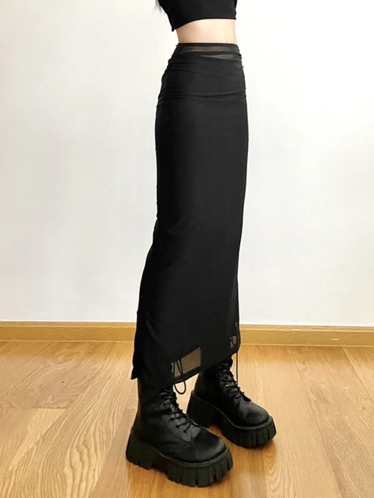 

Облегающая юбка с вырезами, женская, с рисунком леса, лесной пейзаж, деревья, растения, листва, растительность, атмосфера леса