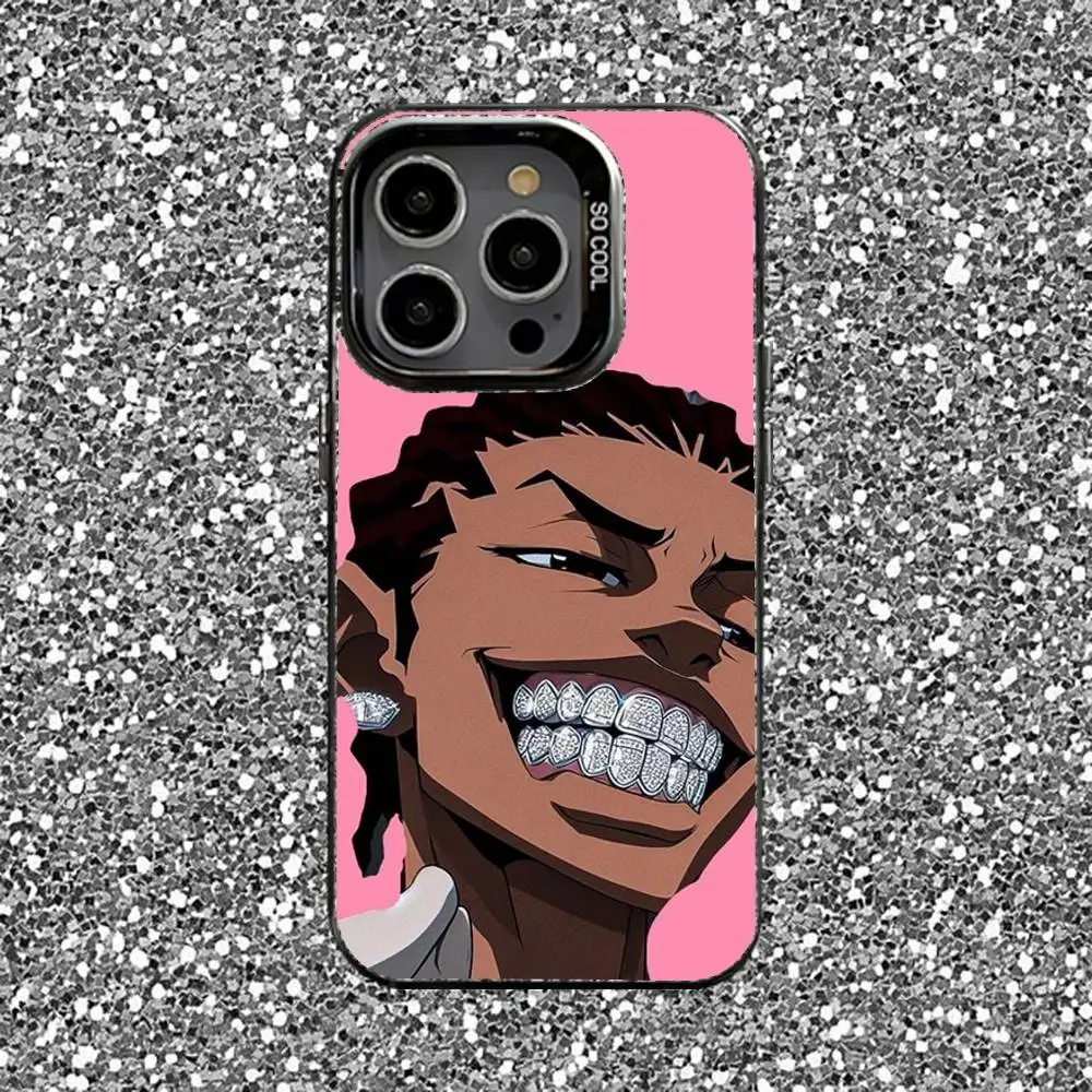 حافظة لهاتف آيفون 16,15,14,13,12,11,Pro,XS,Max,Plus,Mini,SE غطاء مقاوم للصدمات من Riley Freeman Boondocks لهاتف آيفون 16,15,14,13,12,11,Pro #3