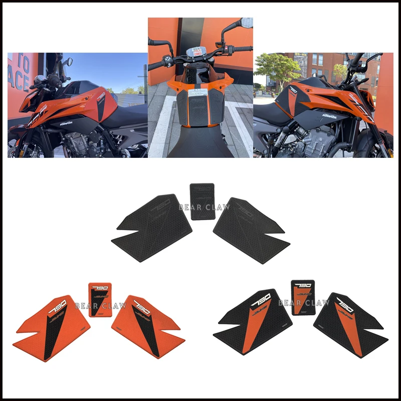 

for KTM DUKE 790 High quality Motorcycle Tank Traction Side Pad Gas Fuel Knee Grip Decal NEW style 2020-2022