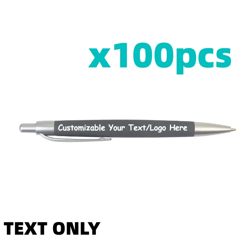 50/100PCS Customizable Logo Ballpoint Pens Promotional Advertising Corporate Gifts Hotel Conference School Supplies image 3