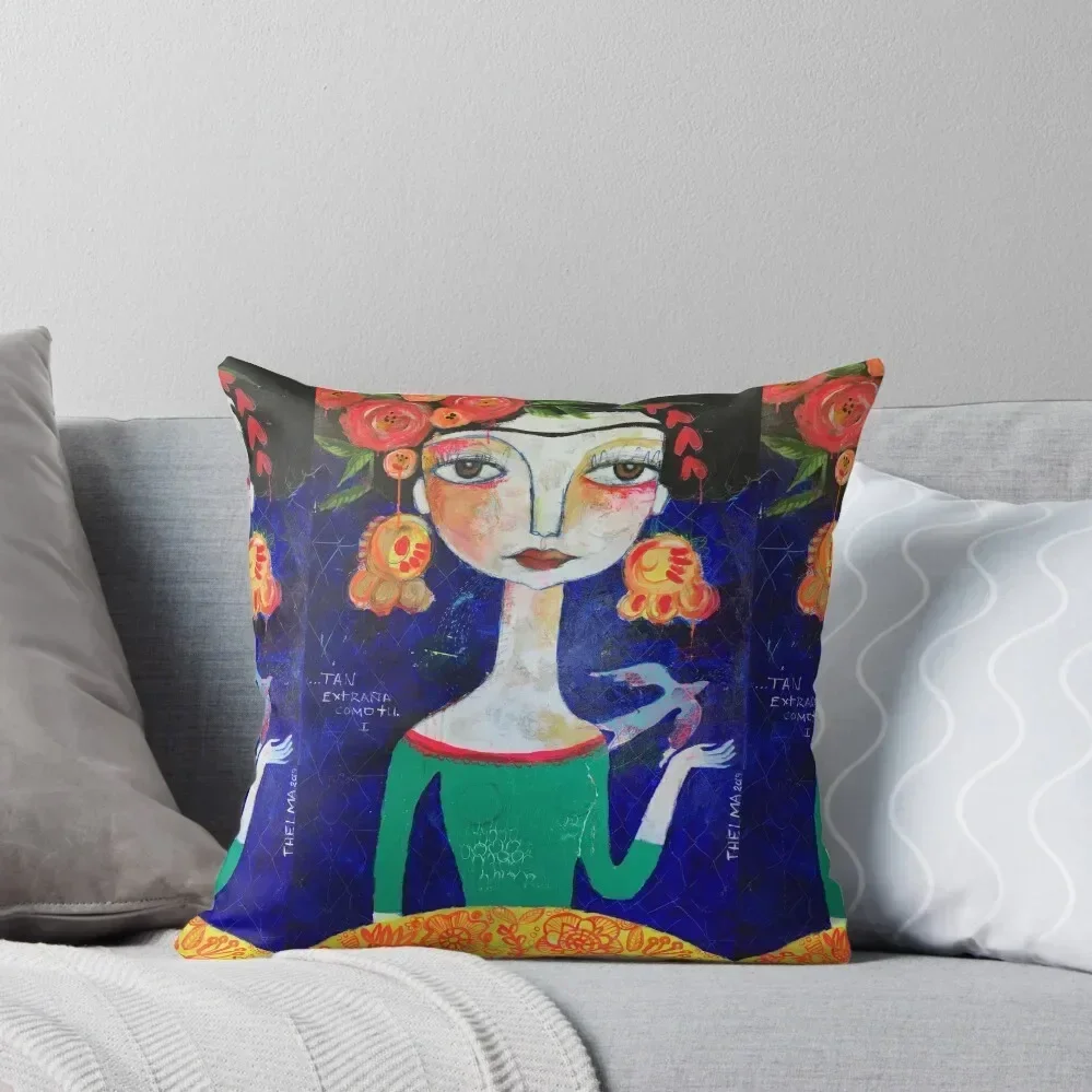 

Tan Extraa como tu - No. 1 (I'm just as strange as you) Throw Pillow Custom Cushion Photo Throw Pillow Covers pillow